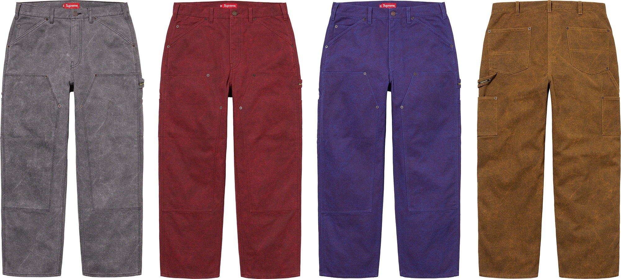 Canvas Double Knee Painter Pant